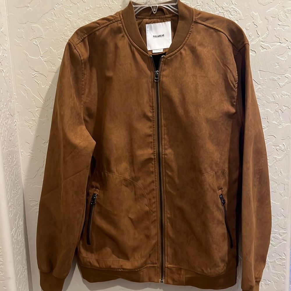Pull & Bear faux suede jacket